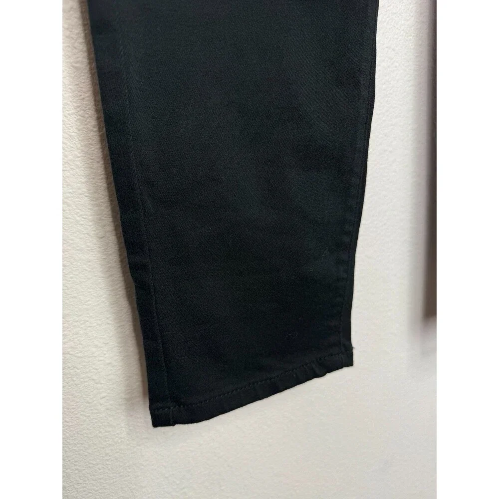 Universal Thread Size 10 Curvy Skinny Jeans Black Mid Rise Denim Cotton Stretch - Picture 3 of 10